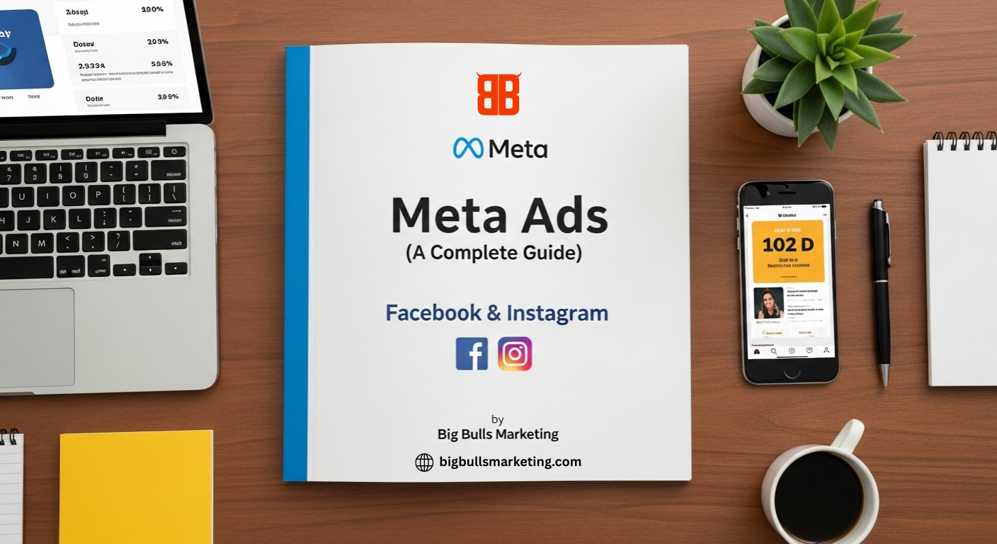 Meta Ads guide for Facebook and Instagram by Big Bulls Marketing – strategies, tips, and best practices to grow business with social media advertising.