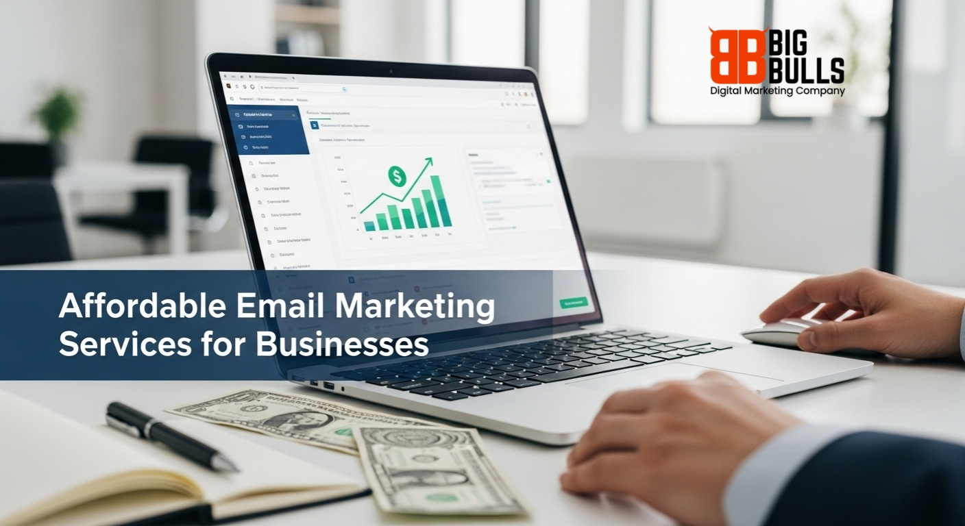 Affordable Email Marketing Services for Businesses by Big Bulls Marketing – professional strategy, automation, and campaign management solutions designed to boost engagement and ROI for every business.